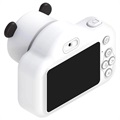 Cute Zoo Dual-Lens Kids Digital Camera with 32GB Memory Card - 20MP - Panda