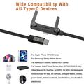 D-POWER 9204 240W USB-C Cable with 360 Foldable Phone Stand - 1.5m