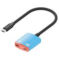 D0249 2-in-1 USB-C Adapter for AR Glasses and Gaming Consoles