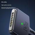 D039 USB-C to MagSafe 3 PD Nylon Braided Charging Cable for MacBook Pro 16" - 140W, 2m - Midnight Blue