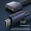 D039 USB-C to MagSafe 3 PD Nylon Braided Charging Cable for MacBook Pro 16" - 140W, 2m - Midnight Blue