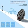 D09 3-Button Bluetooth Remote Control for DJI, GoPro, Insta360 - Black