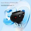 D09 3-Button Bluetooth Remote Control for DJI, GoPro, Insta360 - Black