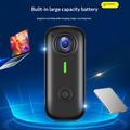 D100 2K Mini Thumb Camera with Accessories - White / Black