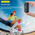 D100 2K Mini Thumb Camera with Accessories - White / Black
