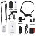 D100 2K Mini Thumb Camera with Accessories - White / Black