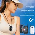 D100 2K Mini Thumb Camera with Accessories - White / Black
