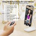 D13 Pro Wireless Presentation Remote / PPT Clicker for TikTok - Grey