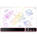 D17 LED Light-Up Drawing Board - 350x245mm - 14 Light Modes - Pink