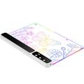 D17 LED Light-Up Drawing Board - 350x245mm - 14 Light Modes - White