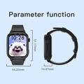 D18 1.83" 4G Kids Smartwatch with GPS, Video Calling, SOS - Black