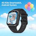 D18 1.83" 4G Kids Smartwatch with GPS, Video Calling, SOS - Black