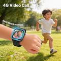 D18 1.83" 4G Kids Smartwatch with GPS, Video Calling, SOS - Black