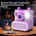D18 Kids Instant Print Camera with 2.4" Screen - Purple