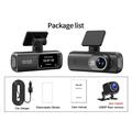 D191 MAX Dual Dash Cam - 4K Front, 1080p Rear, WiFi, Night Vision - Black
