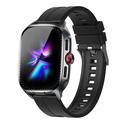 D20 Smartwatch with Wireless Earphones, AI Translation - Silicone Strap