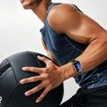 D20 Smartwatch with Wireless Earphones, AI Translation - Silicone Strap - Black