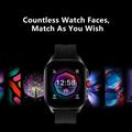 D20 Smartwatch with Wireless Earphones, AI Translation - Silicone Strap - Black