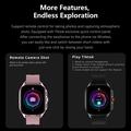 D20 Smartwatch with Wireless Earphones, AI Translation - Silicone Strap - Black
