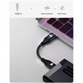 D24220 Right-Angle Fast Charging USB-C Cable 240W - 2m - Black