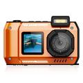 D50 Dual Screen Waterproof Action Camera - 65MP, IP68