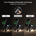D6 3-in-1 Robot Dog Magnetic Wireless Charger for iPhone, Apple Watch, AirPods - Black