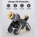 D6 3-in-1 Robot Dog Magnetic Wireless Charger for iPhone, Apple Watch, AirPods - Black