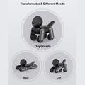 D6 3-in-1 Robot Dog Magnetic Wireless Charger for iPhone, Apple Watch, AirPods - Black