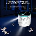 D801 Ultrasonic Pest Repeller with Variable Frequency - White