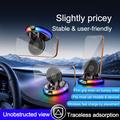 D9 15W Wireless Charger with Car Holder, RGB Light