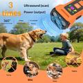 D900 6-in-1 Ultrasonic Dog Repeller and Anti-Bark Training Device - Black