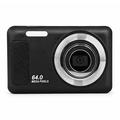 DC02 64MP 4K Digital Camera with 16X Digital Zoom, 9 Shooting Modes - Black