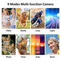 DC02 64MP 4K Digital Camera with 16X Digital Zoom, 9 Shooting Modes - Black