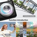 DC02 64MP 4K Digital Camera with 16X Digital Zoom, 9 Shooting Modes - Black