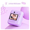 DC506 Kids Mini Instant Thermal Print Camera - Purple