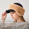DEZ57 Plush Ear Muffs - Caramel Brown
