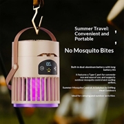 DF1 3-in-1 Cooling Fan with Mosquito Killer Lamp - Cream