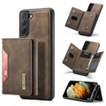 DG.Ming M2 Samsung Galaxy S21 5G Hybrid Case with Wallet - Coffee