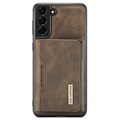 DG.Ming M2 Samsung Galaxy S21 5G Hybrid Case with Wallet - Coffee