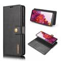 Samsung Galaxy S20 FE DG.Ming Detachable Wallet Leather Case - Black