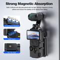 DJI Osmo Pocket 4 Multi-Functional Magnetic Mount Stand - 1/4" Thread - Black