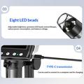 DM7D-B1 4.3" Digital Microscope with 500x-1000x Magnification - Black