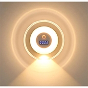 DMS-A2501 Smart Wall Light with Clock and Motion Sensor - White