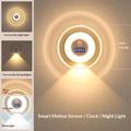 DMS-A2501 Smart Wall Light with Clock and Motion Sensor - White