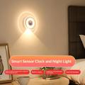 DMS-A2501 Smart Wall Light with Clock and Motion Sensor - White