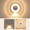 DMS-A2501 Smart Wall Light with Clock and Motion Sensor - White