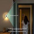 DMS-A2501 Smart Wall Light with Clock and Motion Sensor - White