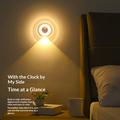 DMS-A2501 Smart Wall Light with Clock and Motion Sensor - White