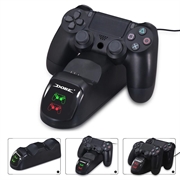 DOBE TP4-889 Charging Dock Dual Stand Charger Base for PS4 / PS4 Slim / PS4 Pro Dualshock Controller