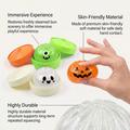 Dowmoo Halloween Dumpling Squishy Stress Relief Toy with Steamer Box